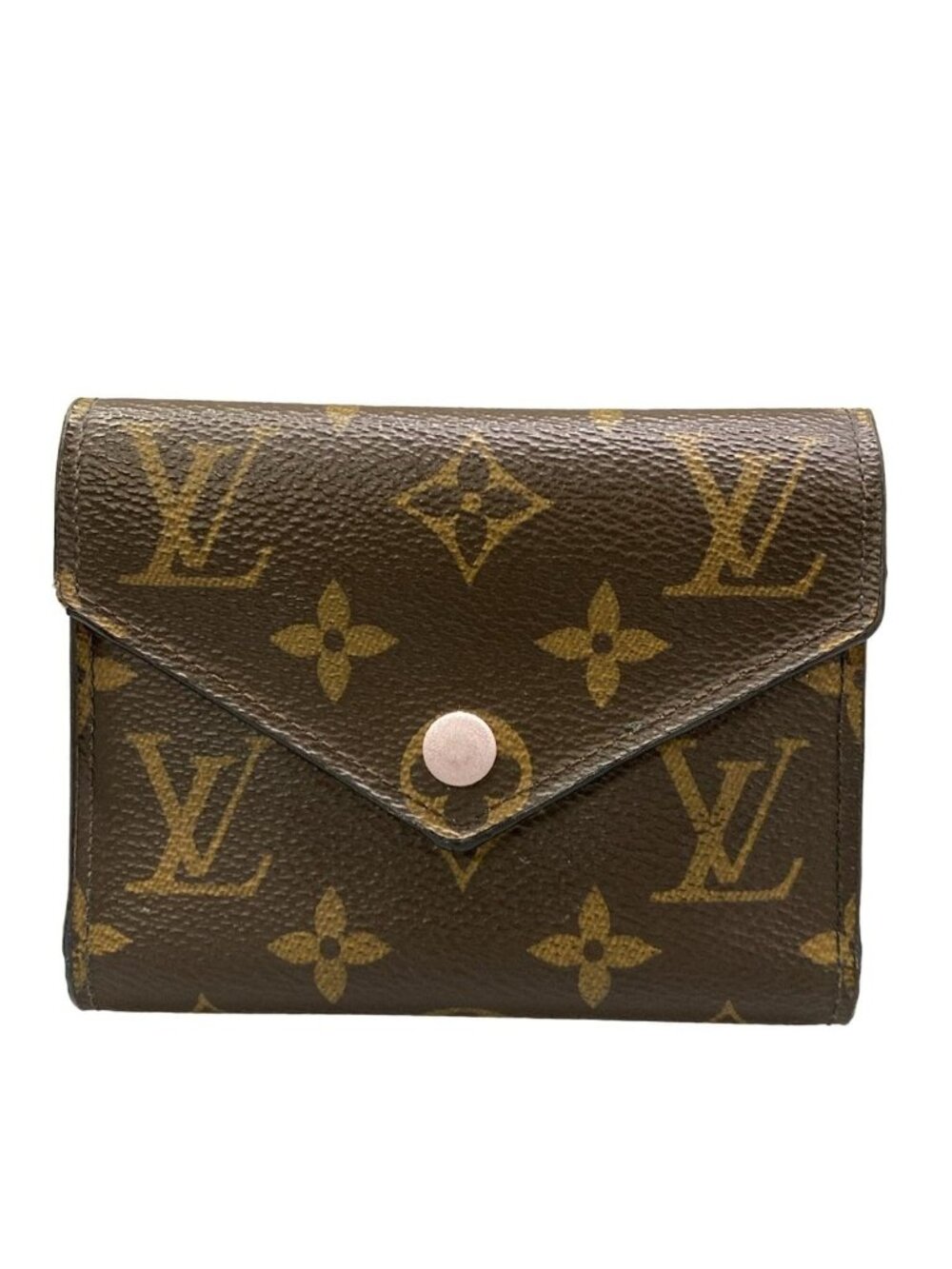 Louis Vuitton Trifold Wallet Monogram Portefeuille Victorine Rose Ballerine